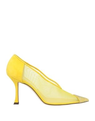 JIMMY CHOO パンプス イエロー レディース