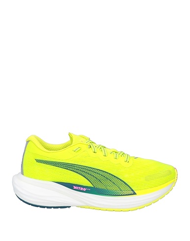 PUMA Sneakers Lime green Textile fibres, Other Fibres