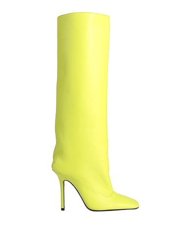 THE ATTICO Boots Lime green Soft Leather