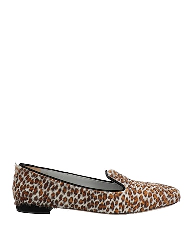 DOUUOD Mokassins Beige Leder