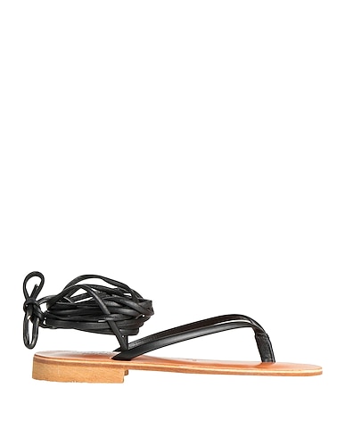 ANTICHI ROMANI® Infradito Nero Pelle