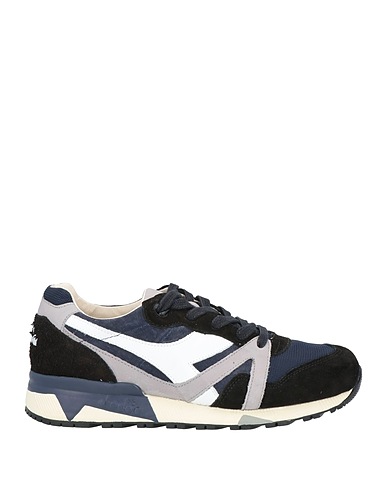 DIADORA HERITAGE Sneakers Navy Leather, Textile fibers