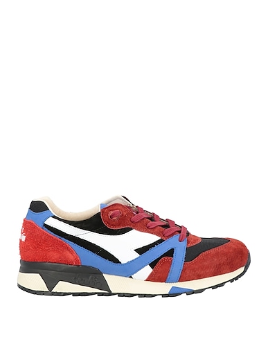 DIADORA HERITAGE Sneakers Brown Leather, Textile fibers