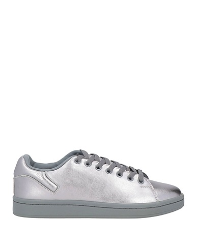 RAF SIMONS Sneakers Silver Soft Leather