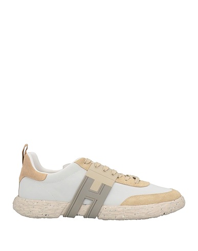 HOGAN Sneakers Hellgrau Leder, Andere Fasern