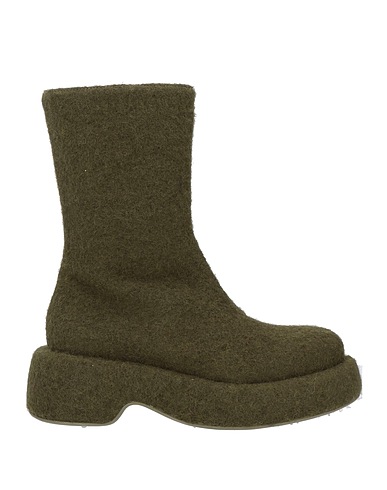 PALOMA BARCELÓ Ankle boot Military green Textile fibres