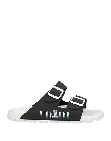 JOHN RICHMOND Sandals Black Textile fibers
