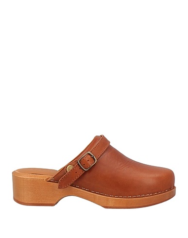RE/DONE Mules and clogs Tan Soft Leather