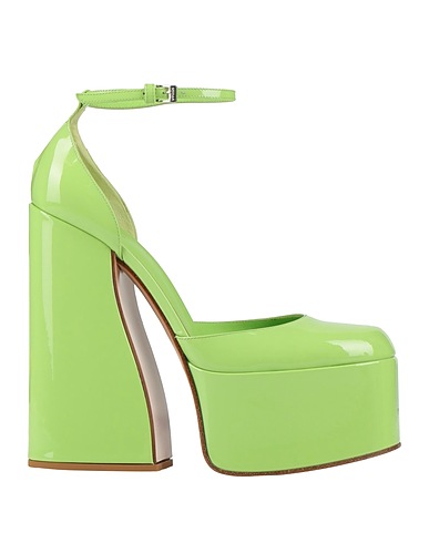 LE SILLA Court Lime green Leather