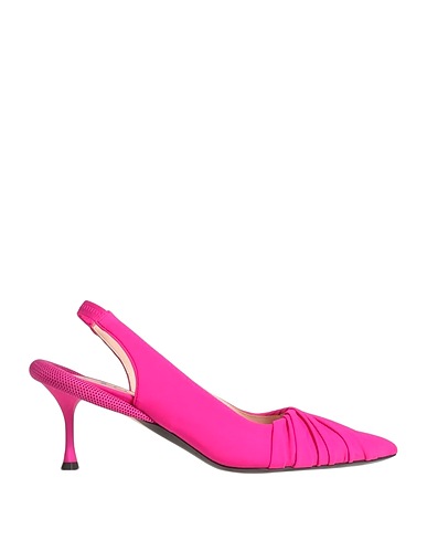 N°21 Pump Fuchsia Textile fibers