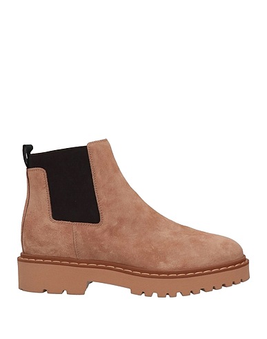 HOGAN Stiefelette Kamel Leder, Gewebefasern