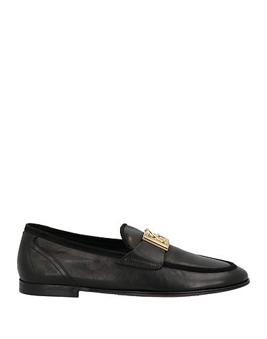 DOLCE&GABBANA Loafers Black Soft Leather