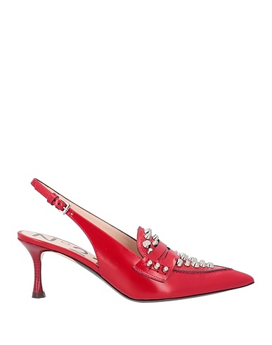 N°21 Zapato de salón Ladrillo Piel