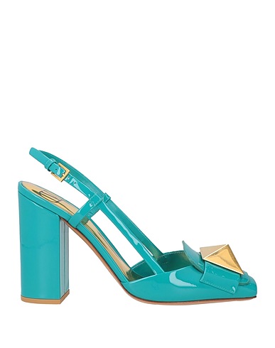 VALENTINO GARAVANI Pump Emerald green Leather