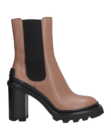 TOD'S Ankle boot Khaki Soft Leather