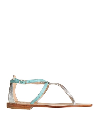 SERAFINI ETOILE Flip flops Silver Soft Leather
