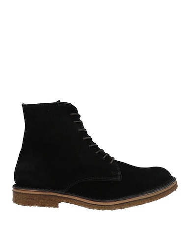 DONDUP Stivaletti Nero Pelle, Fibre tessili