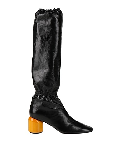 JIL SANDER Boots Black Soft Leather
