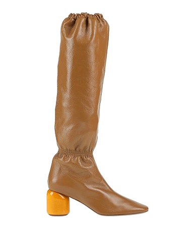 JIL SANDER Stivali Khaki Pelle