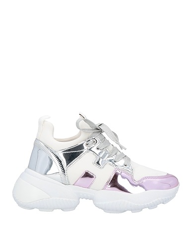 HOGAN Sneakers Beige Pelle, Fibre tessili