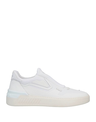 TOD'S NO_CODE Sneakers White Soft Leather, Textile fibers