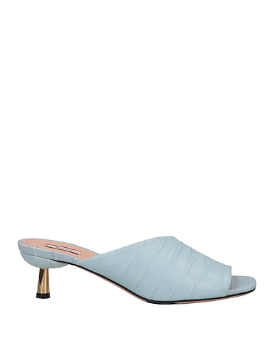 BALLY Sandals Sky blue Soft Leather