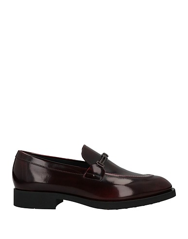 TOD'S Loafers Burgundy Soft Leather