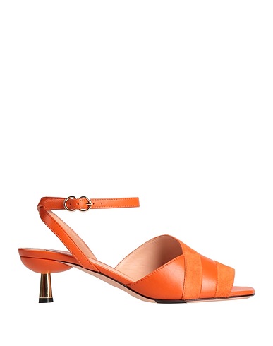 BALLY Sandalia Naranja Piel de cordero