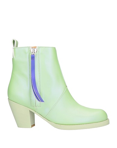 ACNE STUDIOS Ankle boot Light green Textile fibres