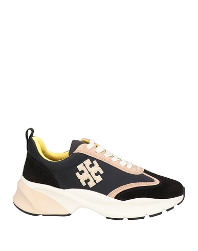 TORY BURCH Sneakers Black Textile fibres, Leather