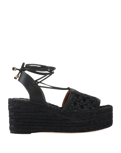 TORY BURCH Espadrilles Black Soft Leather
