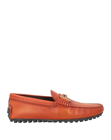 TOD'S Loafers Rust Soft Leather