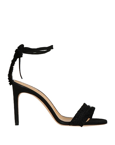 GIANNICO Sandalen Schwarz Leder, Gewebefasern