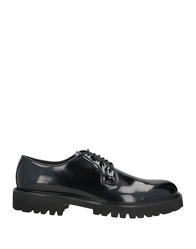 TAGLIATORE Laced shoes Black Soft Leather