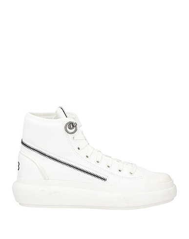 Y-3 Sneakers Bianco Pelle, Fibre tessili