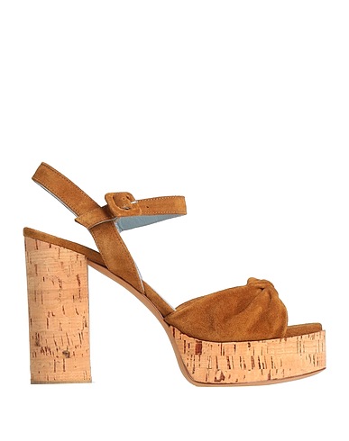 THE RO&F Mules and clogs Khaki Leather