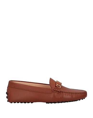 TOD'S Loafers Camel Soft Leather