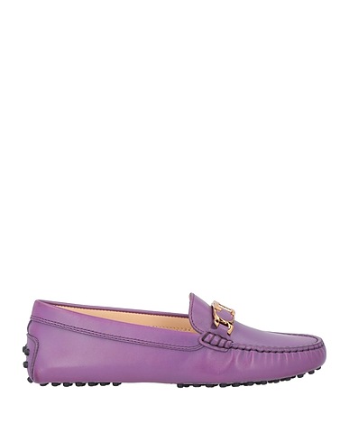 TOD'S Loafers Mauve Soft Leather