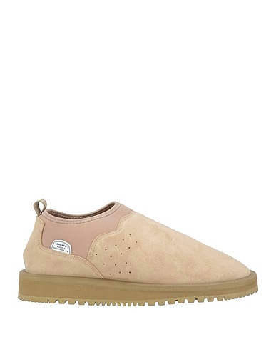 SUICOKE Stiefelette Beige Leder, Gewebefasern