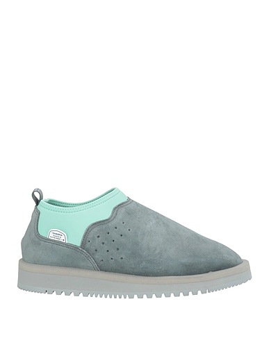 SUICOKE Ankle boot Slate blue Soft Leather, Textile fibres