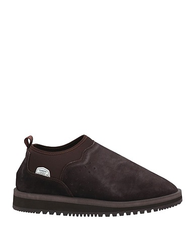 SUICOKE Ankle boot Dark brown Soft Leather, Textile fibres