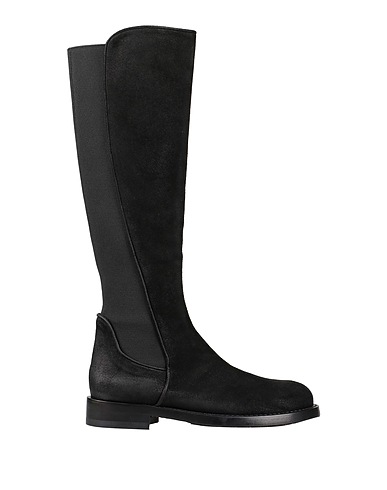 ANNA F. Boots Black Leather