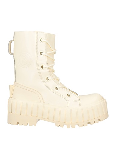 MM6 MAISON MARGIELA 미들 부츠 아이보리 가죽