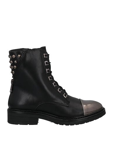 ROMEO GIGLI Ankle boot Black Textile fibers