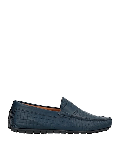 BALDININI Loafers Navy Soft Leather