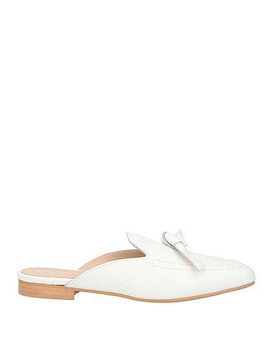 BALDININI Mules und Clogs Weiß Leder