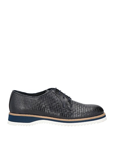 BALDININI Laced shoes Navy Calfskin