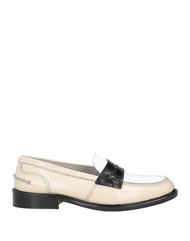 BALDININI Loafers White Soft Leather