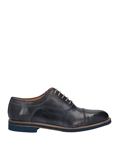 BALDININI Laced shoes Navy Soft Leather