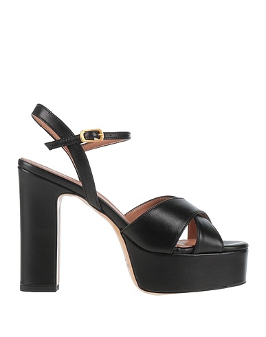 BALDININI Sandals Black Soft Leather